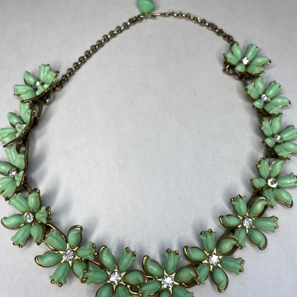 Vintage Enamel Turquoise Necklace - Picture 1 of 1
